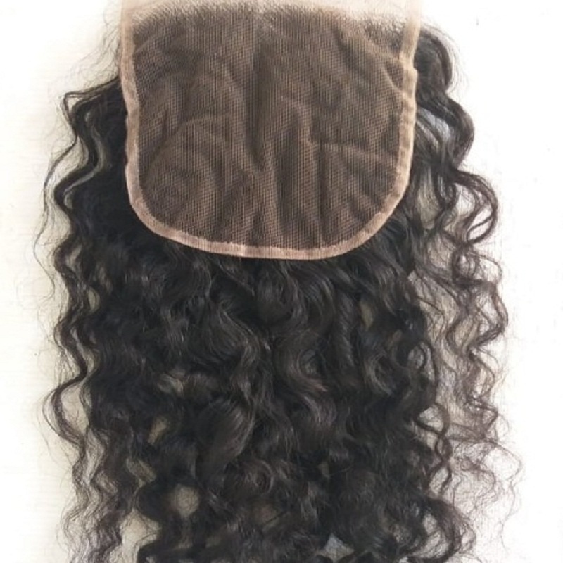 Natural Wavy Frontal Closure Hair Grade: Remy Hair