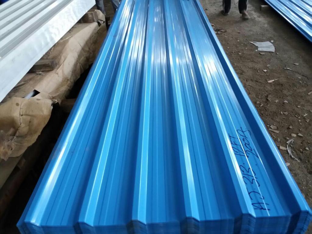 Ppgi Sheets - Powder Coated, Trapezoidal Shape, 3.60ft Width, Customized Lengths From 4ft To 16ft, Thickness Options Of 0.30mm To 0.50mm