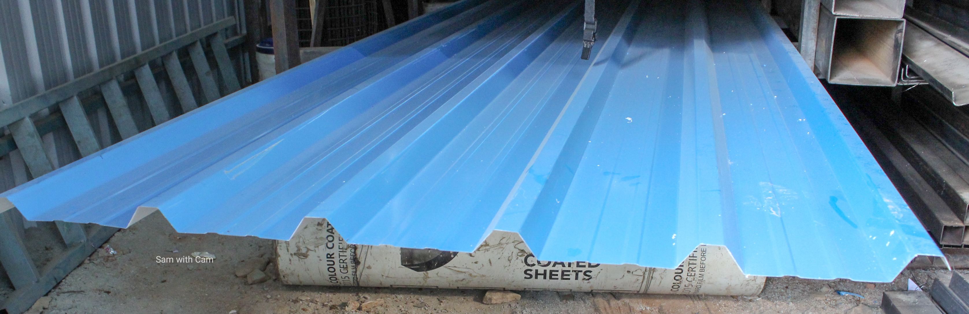 Ppgi Sheets - Powder Coated, Trapezoidal Shape, 3.60ft Width, Customized Lengths From 4ft To 16ft, Thickness Options Of 0.30mm To 0.50mm