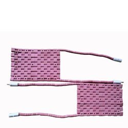 Flexible Ceramic Pad Heaters - Ceramic Material, Pink Color, 30v to 80v Power Range | Modular Designs for Pre and Post Weld Heat Treatments