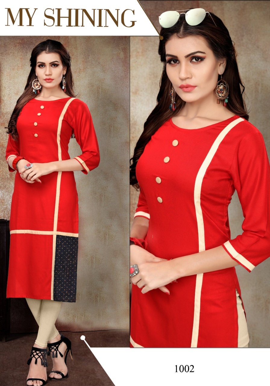 Aayna Vol-1 Plain Solid Rayon Long Kurtis - Size M(38), L(40), Xl(42) | Designed For Ladies, Suitable For Summer, Winter, Rainy, Spring