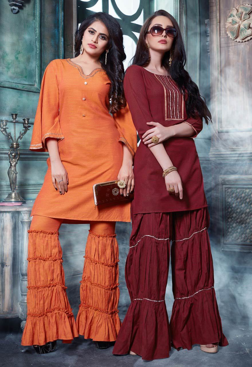 Spring Adaa Banwery Wedding Handwork Regal Kurta Set