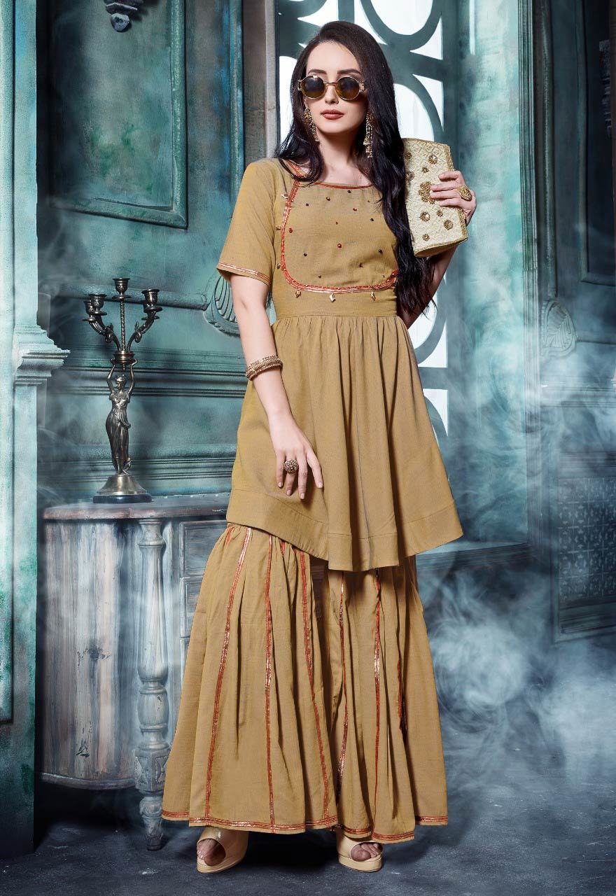 Spring Adaa Banwery Wedding Handwork Regal Kurta Set