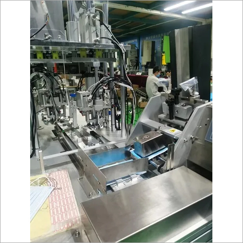 स्वचालित फ्लैट मास्क मशीन-ईयर बेल्ट वेल्डिंग