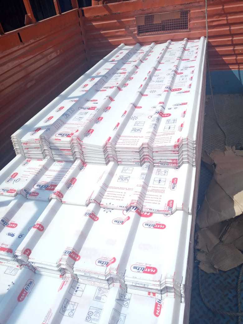Polycarbonate Profiled Sheets Length: 20 Foot (Ft)