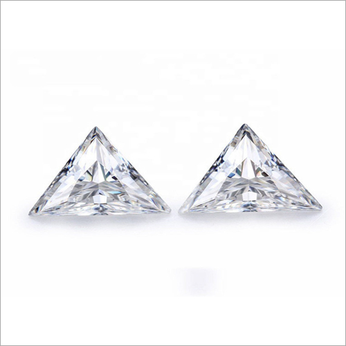 Triangle Cut Loose Moissanite Diamond Stone Density: 3.21 Gram Per Cubic Centimeter(g/cm3)