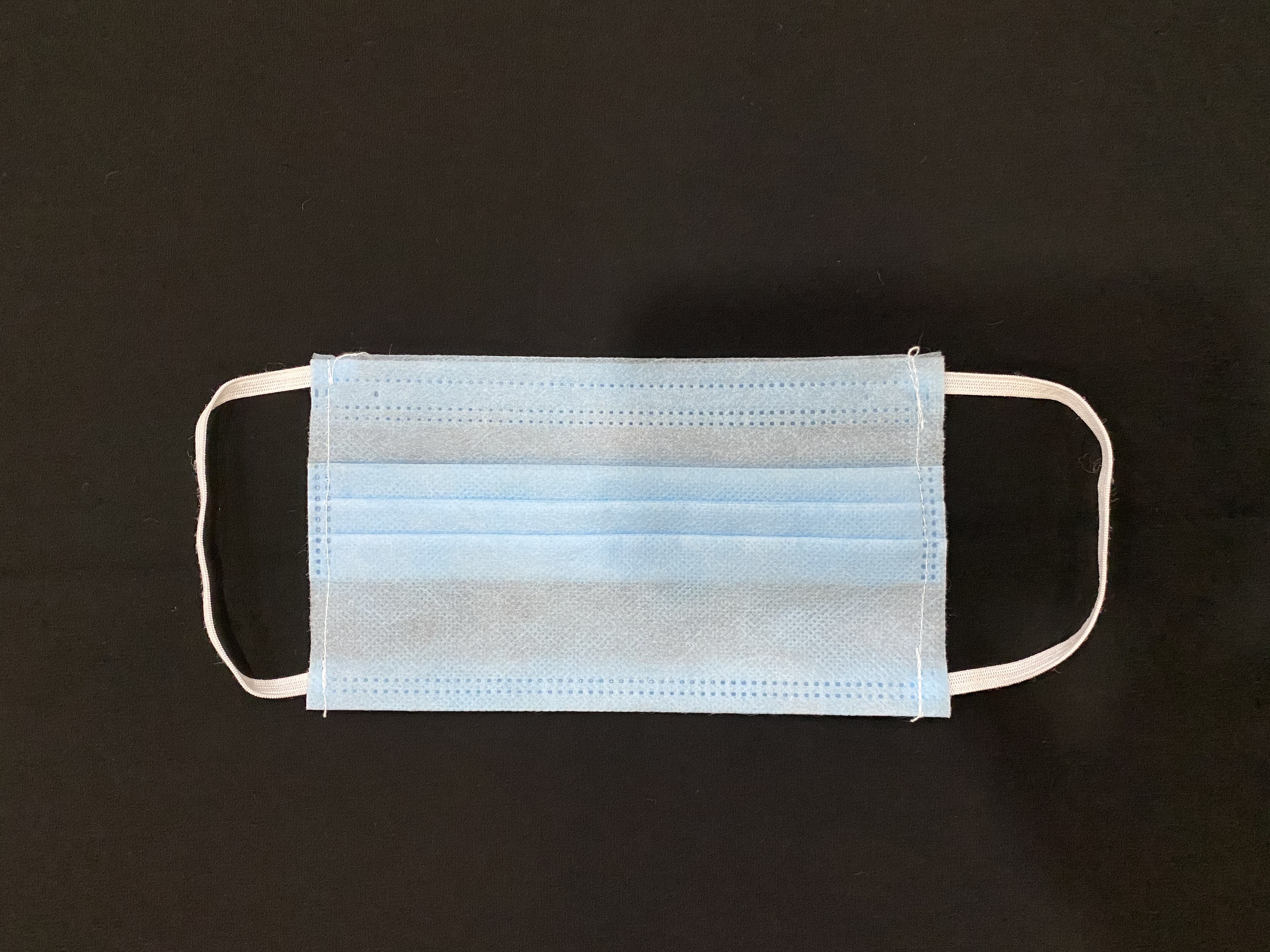 3 Ply Non Woven Mask Machine Stitched Ear Loop