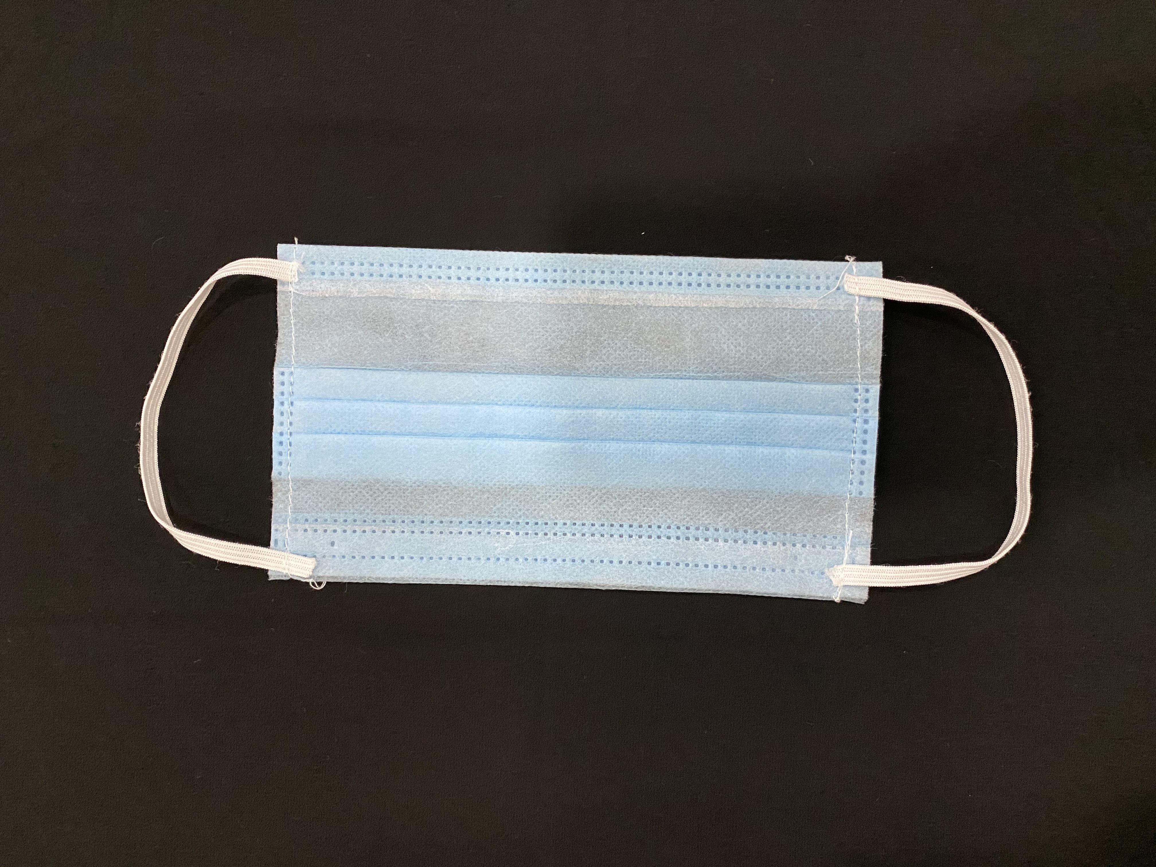3 Ply Non Woven Mask Machine Stitched Ear Loop