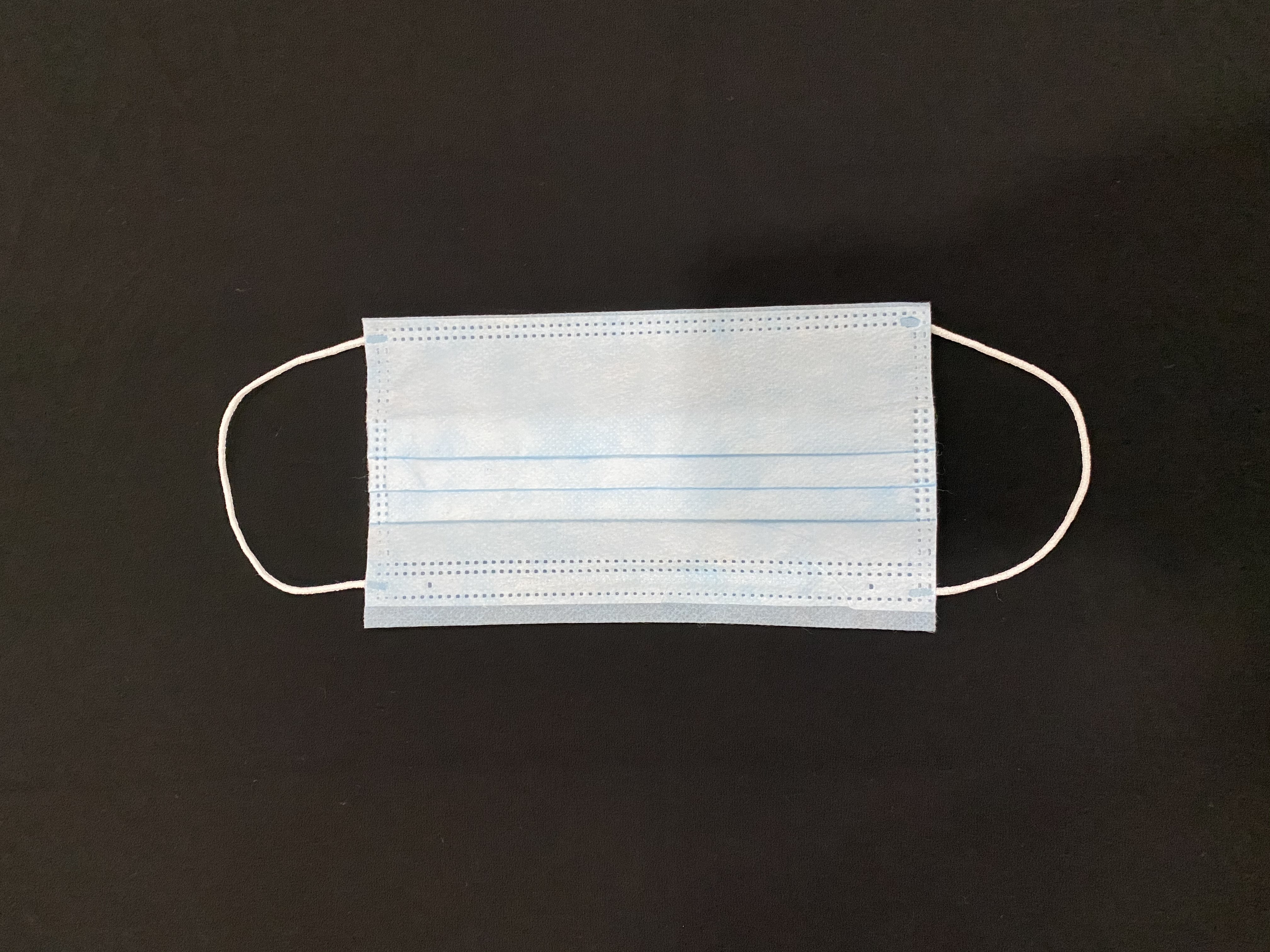 3 Ply Non Woven Mask With Pure Melt Blown Filter With Nose Pin - Spun Material, 90x175 Mm, Blue Color | Soft Design For Comfort And Fit
