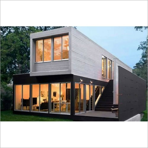 White Modular Prefabricated House