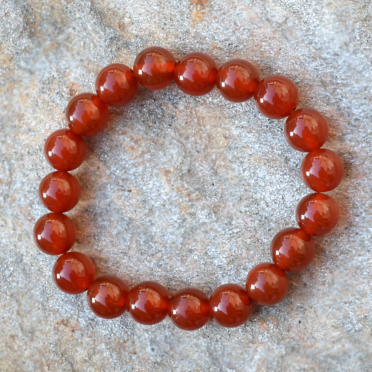 Red Onyx Gemstone Bracelet Pg-156008