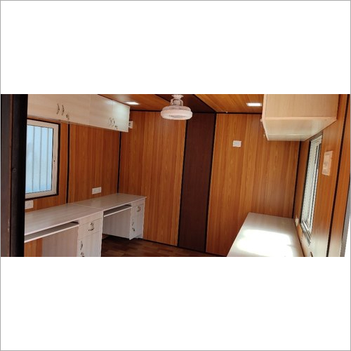 Container Office - Color: White-red