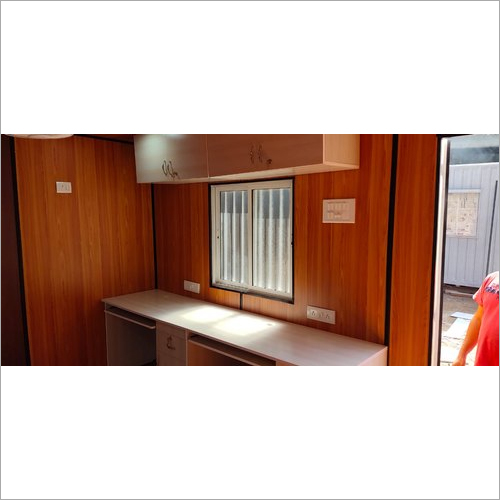 Container Office - Color: White-red