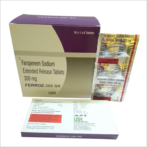 300 MG Faropenem Sodium Extended Release Tablet
