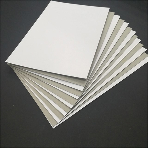White Duplex Board - Wood Pulp Material, Plain Pattern | Use For Album, Poster, And Various Other Applications