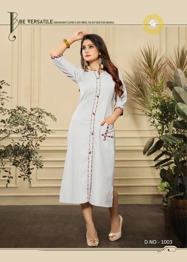 Akshara Gopinath Fashion Slit Plain Kurti - Ruby Cotton, Sizes M(38), L(40), Xl(42), Xxl(44) | Ideal For Rainy, Summer, Winter Seasons