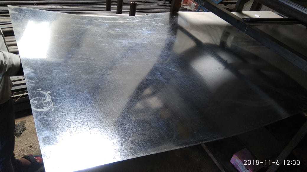G I Sheets - Mild Sheets, 8x4 & Customized Size, Galvanised Surface | Rust Free, Ideal For Ducting, Fabrication, Gates & Grills