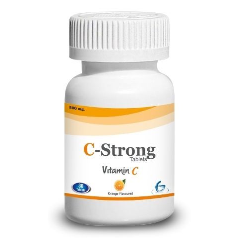 C-Strong Vitamin C 500Mg - Color: Orange Tablet