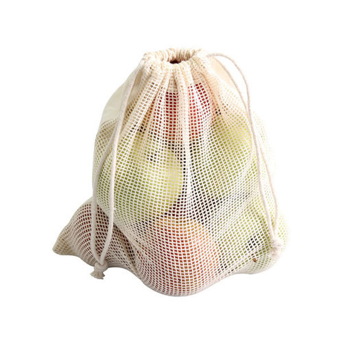 Natural And Multiple Colors Mesh Cotton Bags