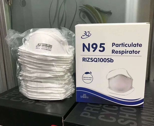 White 3q Noish N95 Mask
