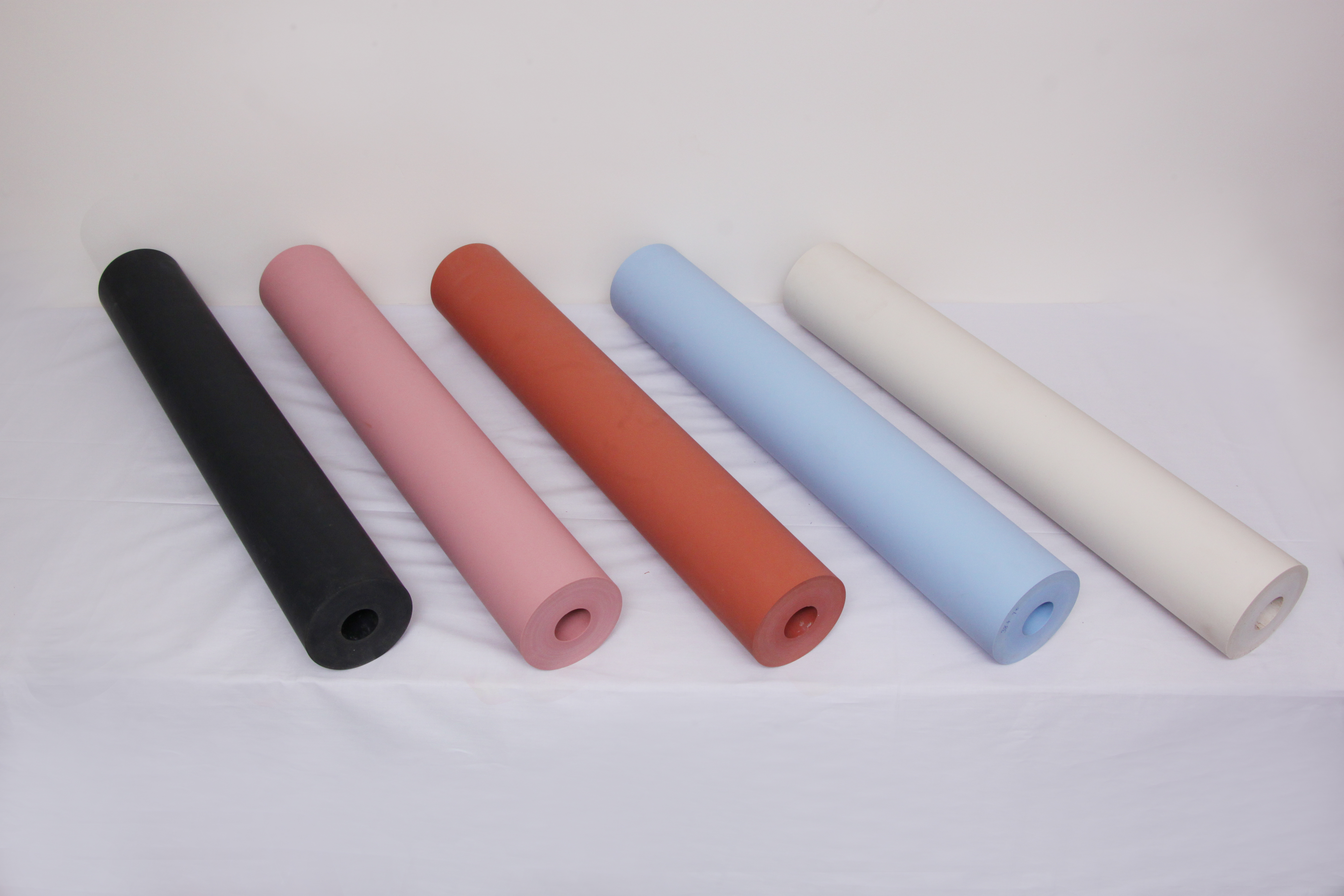 Red Hot Stamping Silicone Rubber Roller
