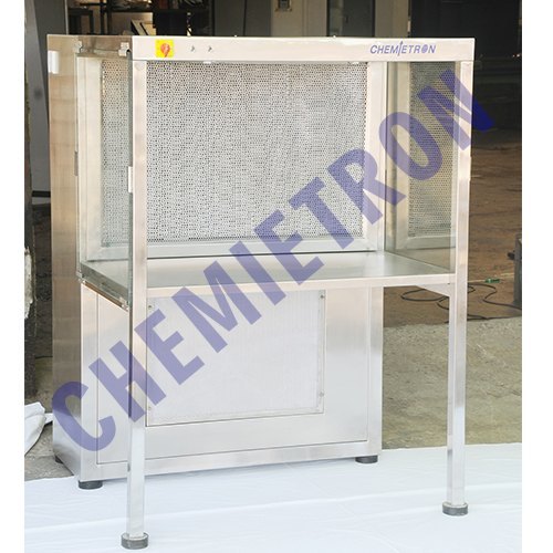 Laminar Air Flow Bench - Stainless Steel, 2ft X 2ft X 2ft To 6ft X 2ft X 2ft | Dop Port, Hour Meter For Uv Air, High/low Alarms, Fluorescent Lighting