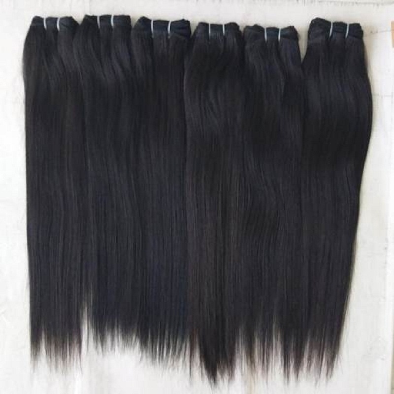 Natural Black Color Indian Straight Untreated Hair