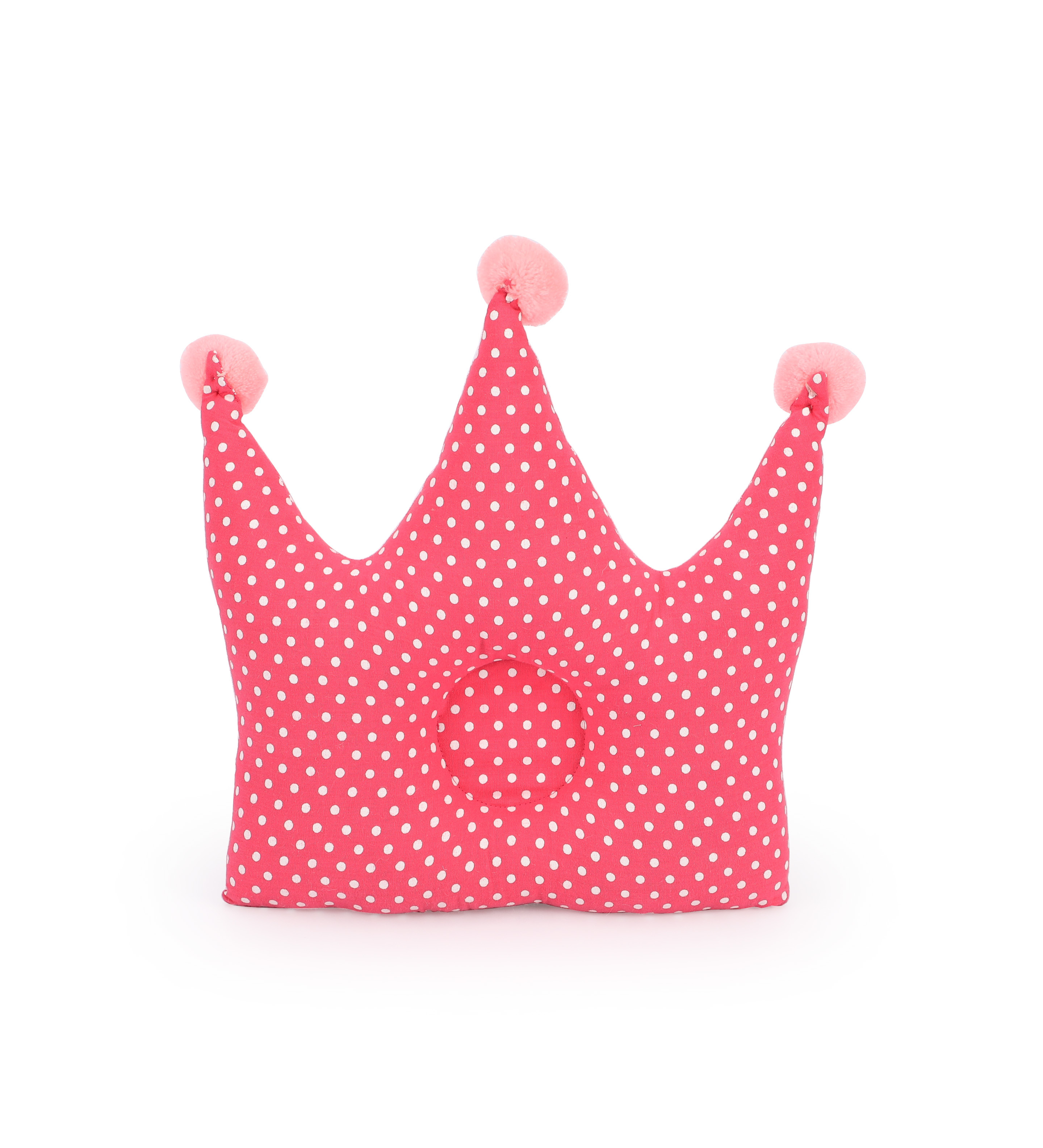 Baby Pillows - 100% Pure & Soft Cotton, White Design , Comfortable Support For Side-sleeping Babies