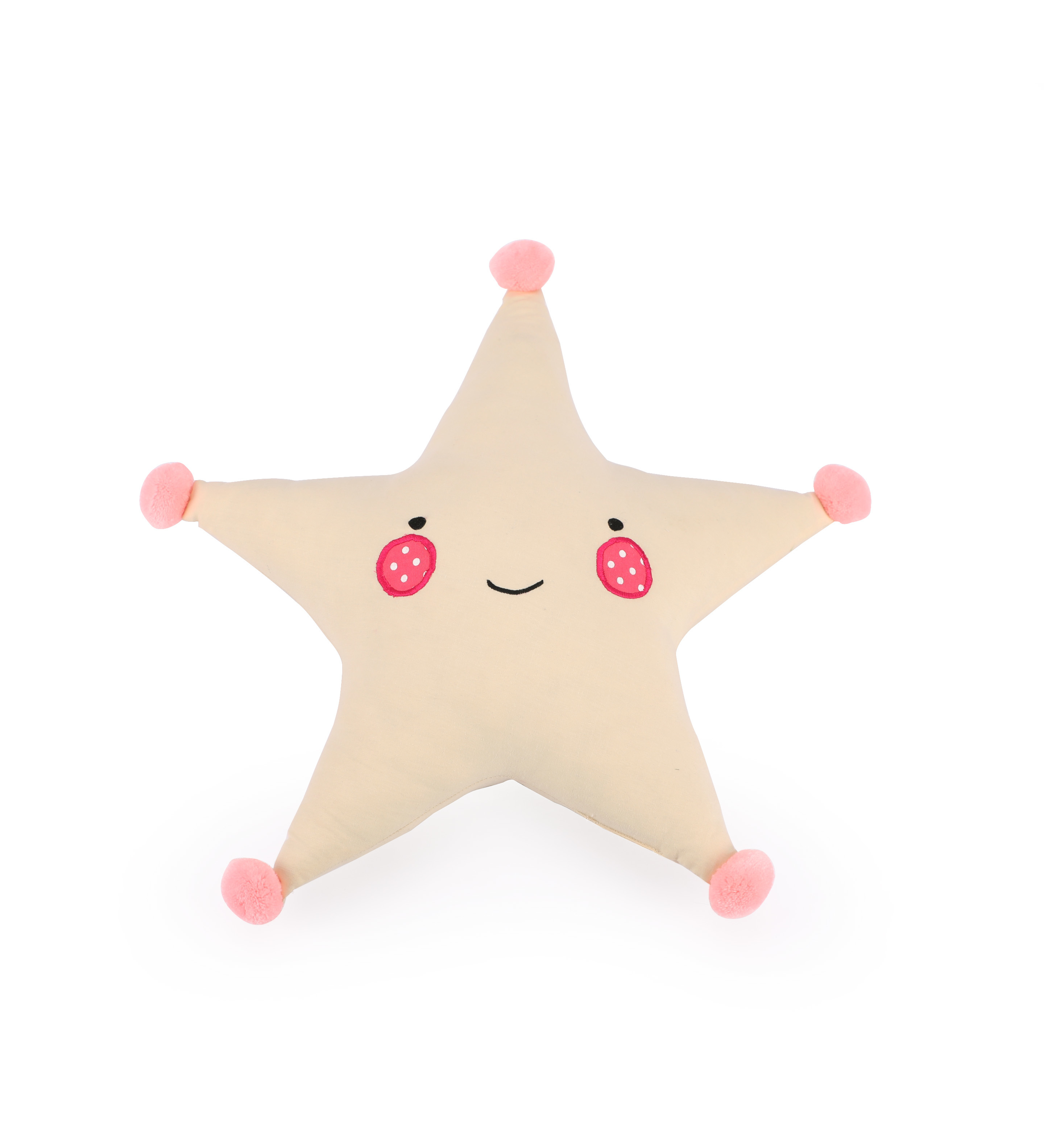 Baby Pillows - 100% Pure & Soft Cotton, White Design , Comfortable Support For Side-sleeping Babies