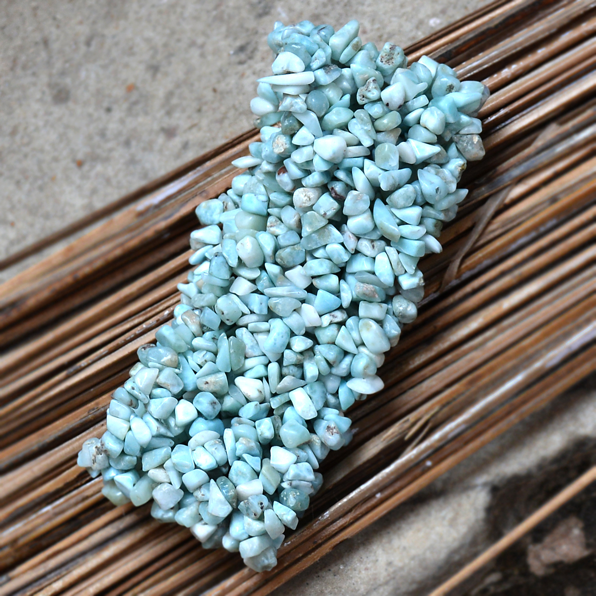 Larimar Gemstone Chips Bracelet Pg-156079 Gender: Women's