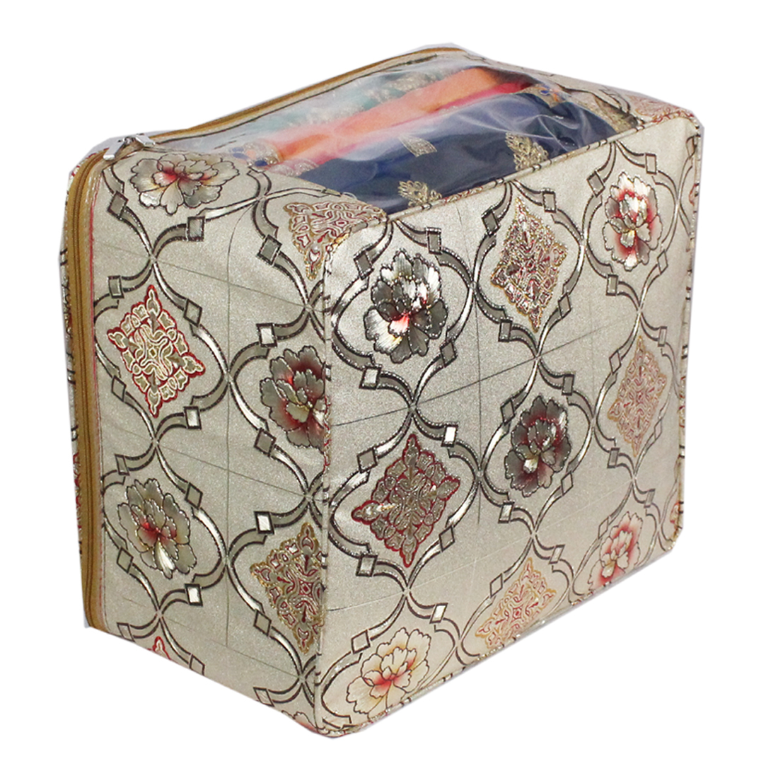 Multi Saree Packing Bag - Transparent, Washable, Reusable | Protects, Stores, Saves Travel Space