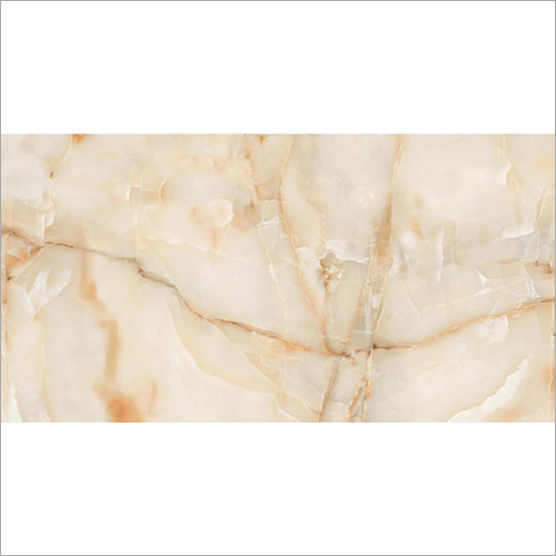 Polished Porcelain Tiles - Ceramic, 600x600mm, White-Brown | Non-Slip, Glossy Surface, Abrasion and Stain Resistant, Easy to Install