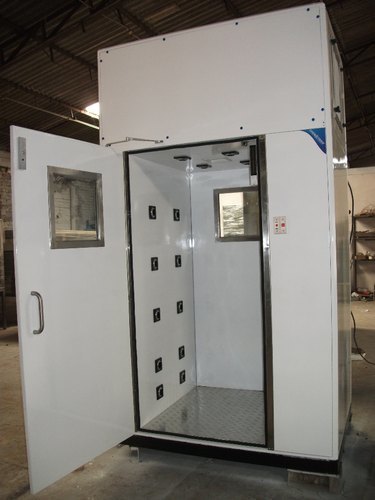 Air Shower - Stainless Steel, 1200 X 1200 X 2450 Mm | Two Stage Filtration, Low Noise Operation, Minimum Vibration, Prefabricated Modular Design