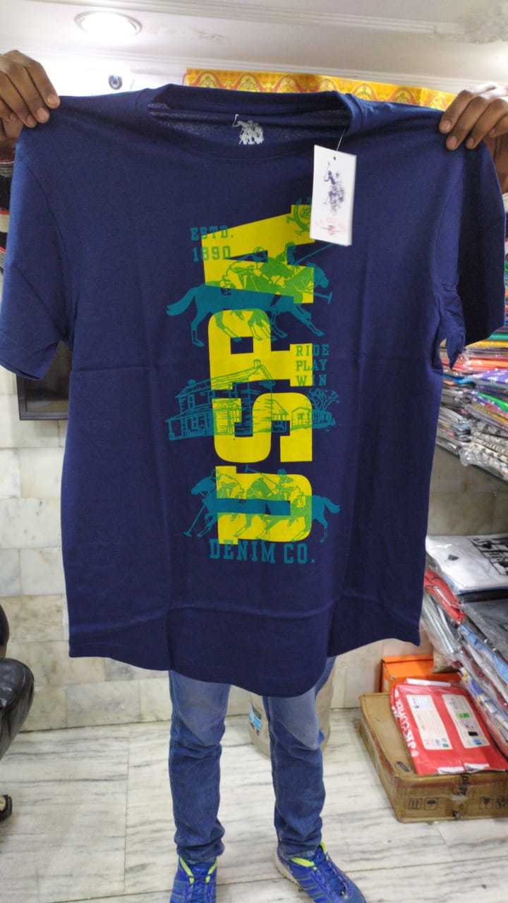 Branded T-shirts - Cotton, Sizes: M, L, Xl, Xxl | Multi-color, O-neck, Printed Pattern, 100% Genuine Fresh Stock, Surplus Brand Bill