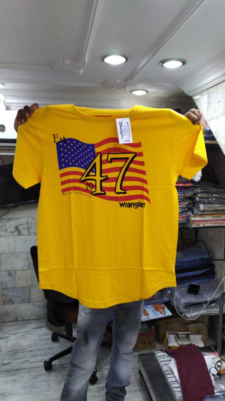 Branded T-shirts - Cotton, Sizes: M, L, Xl, Xxl | Multi-color, O-neck, Printed Pattern, 100% Genuine Fresh Stock, Surplus Brand Bill