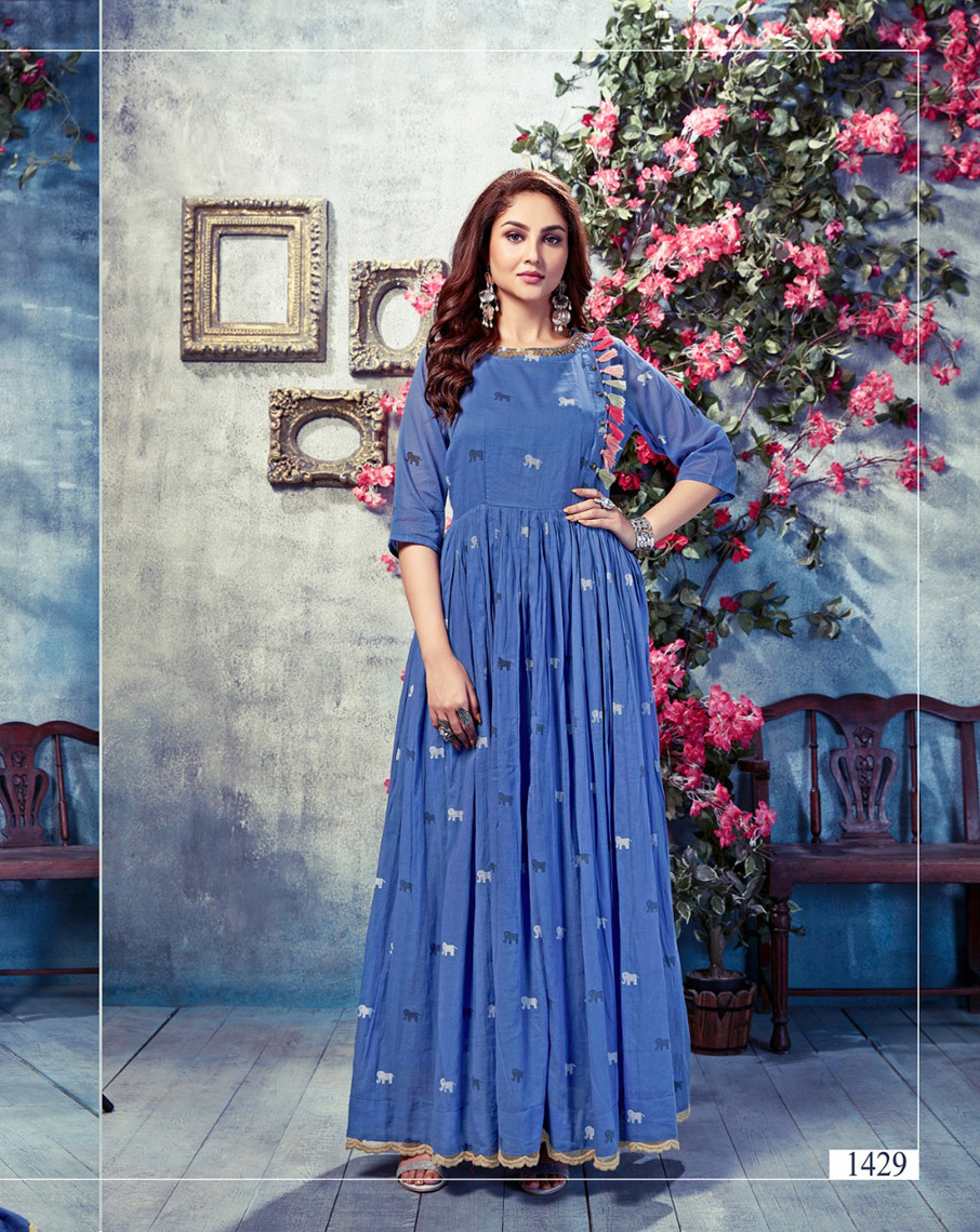 Spring Ambika Present Glamour Anarkali Long Kurti
