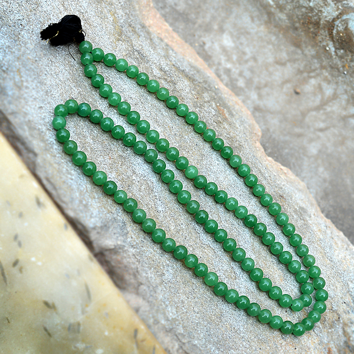 Stone Green Onyx Gemstone Rosary Pg-156099