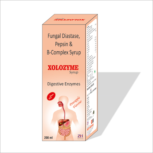 फंगल डायस्टेस पेप्सिन और बी-कॉम्प्लेक्स सिरप हेल्थ सप्लीमेंट्स