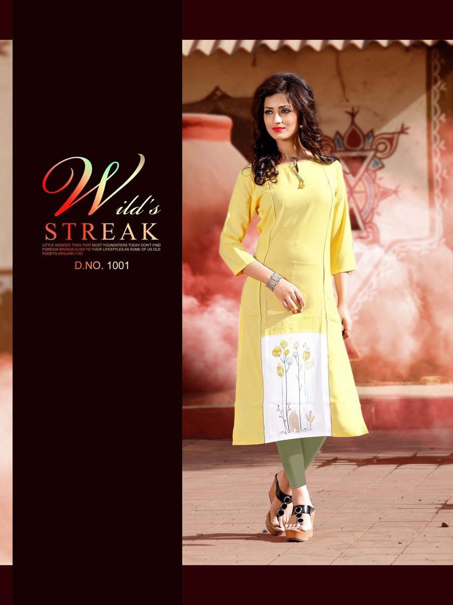 Amore Designer Vaarahi Vol-1 - Rayon Print Kurti | Size L(40), Suitable For All Seasons