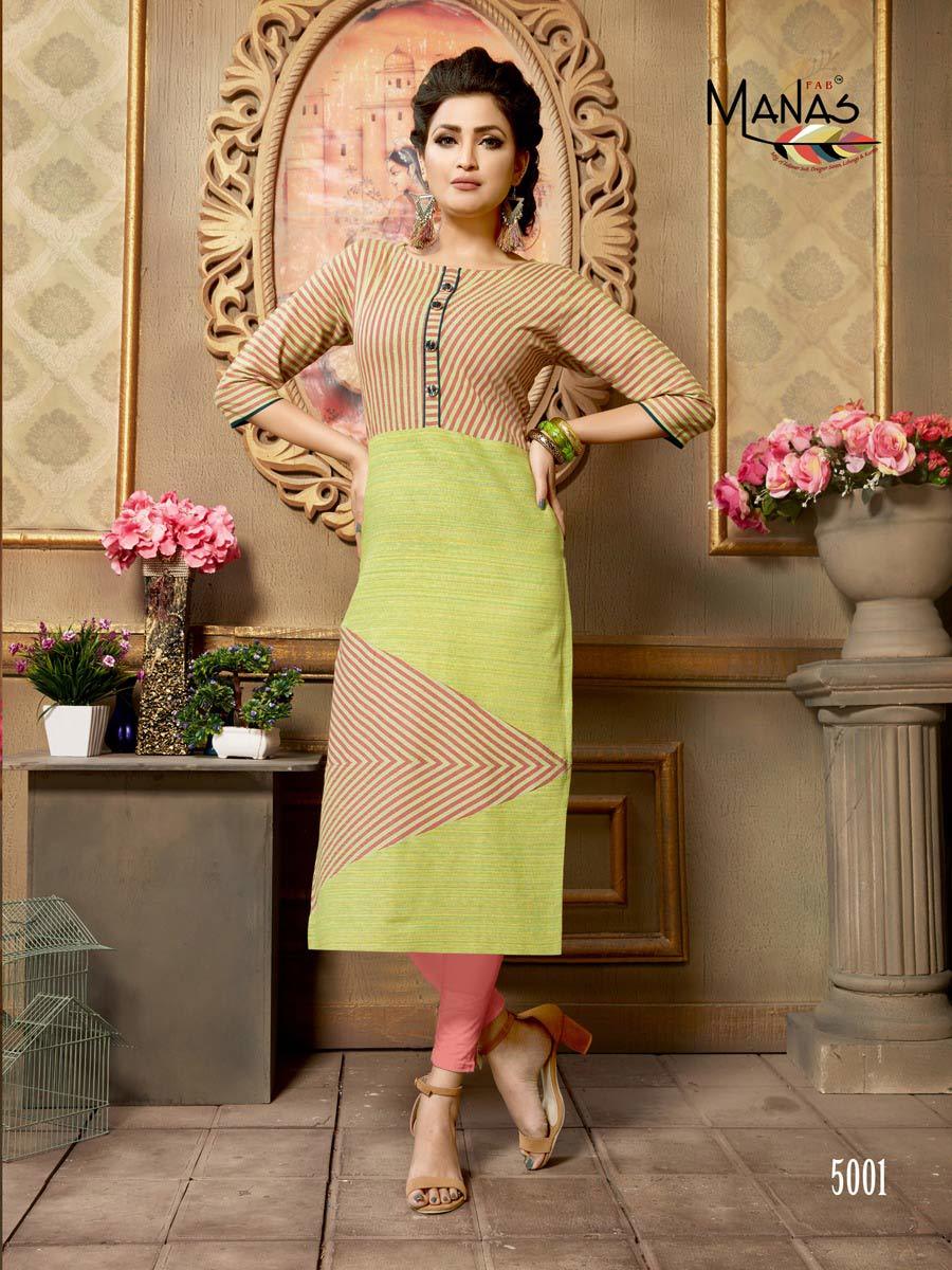 Ananya Manas Design Handloom Cotton Kurti - Size M(38), L(40), Xl(42), Xxl(44) | Ideal For Rainy, Spring, Summer, Winter Seasons