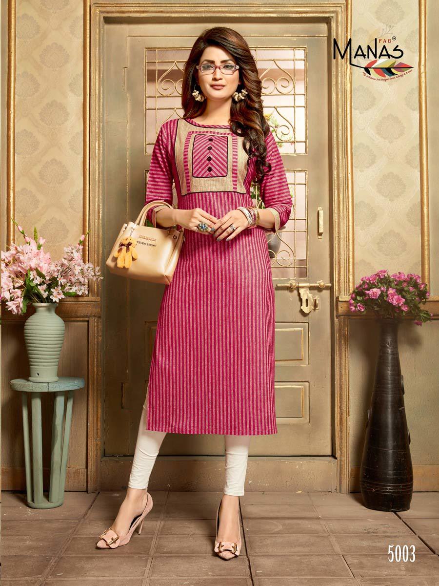 Ananya Manas Design Handloom Cotton Kurti - Size M(38), L(40), Xl(42), Xxl(44) | Ideal For Rainy, Spring, Summer, Winter Seasons