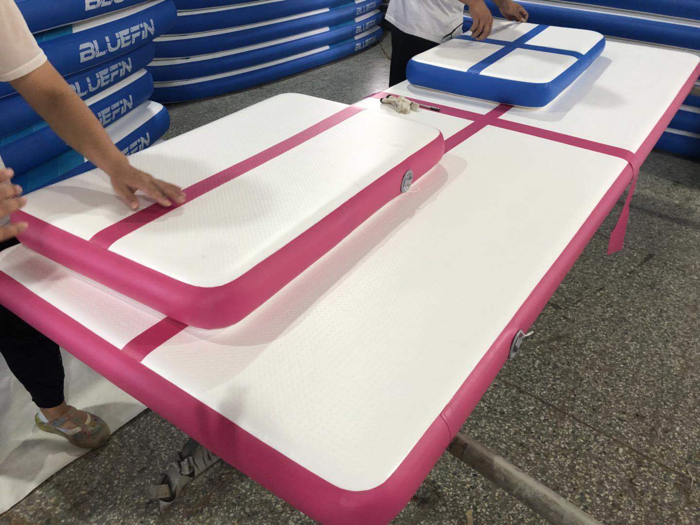 Transparent Training Mats Inflatable Air Tumbling Mats Outdoor Park Inflatable Air Track With 300cm To 600cm