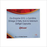 को-एंजाइम Q10 एल-कार्निटाइन ओमेगा-3 फैटी एसिड और सेलेनियम सॉफ्टजेल कैप्सूल