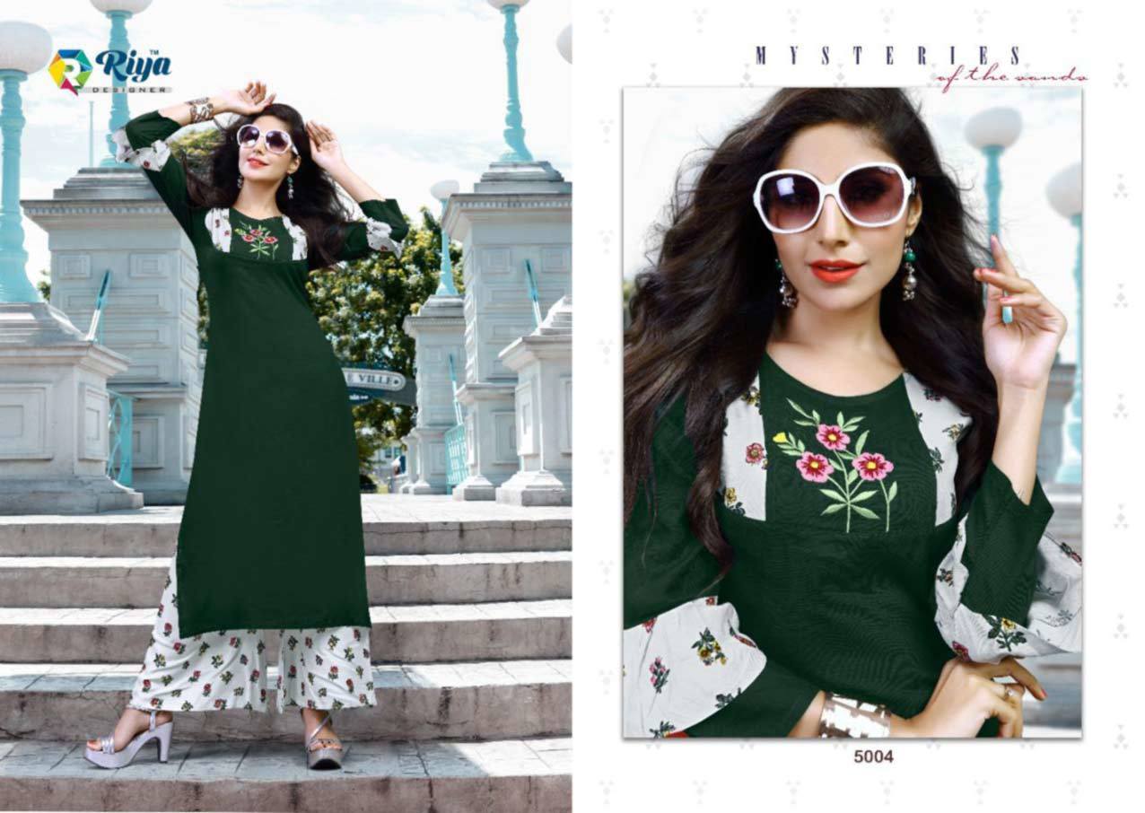 Summer Anokhi Ladies Flavour Rayon Crape Pant Kurtis