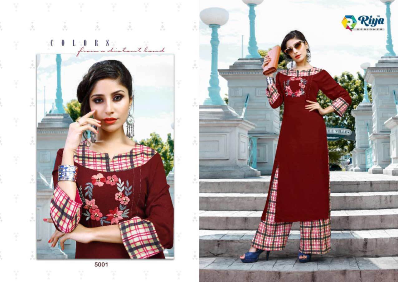 Summer Anokhi Ladies Flavour Rayon Crape Pant Kurtis