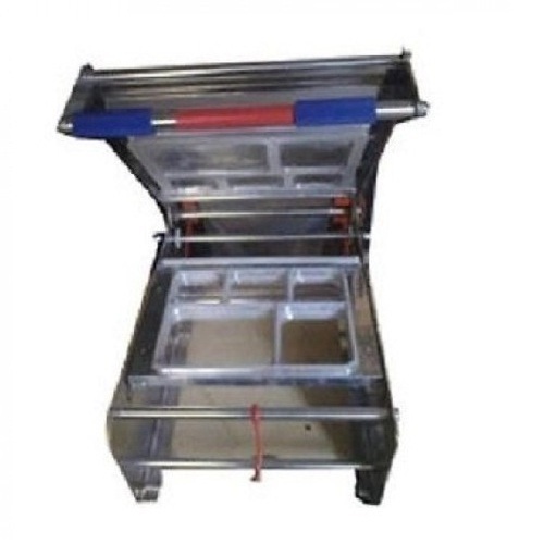 Semi Automatic 5 Compartament Thali Sealing Machine - Automatic Grade: Manual