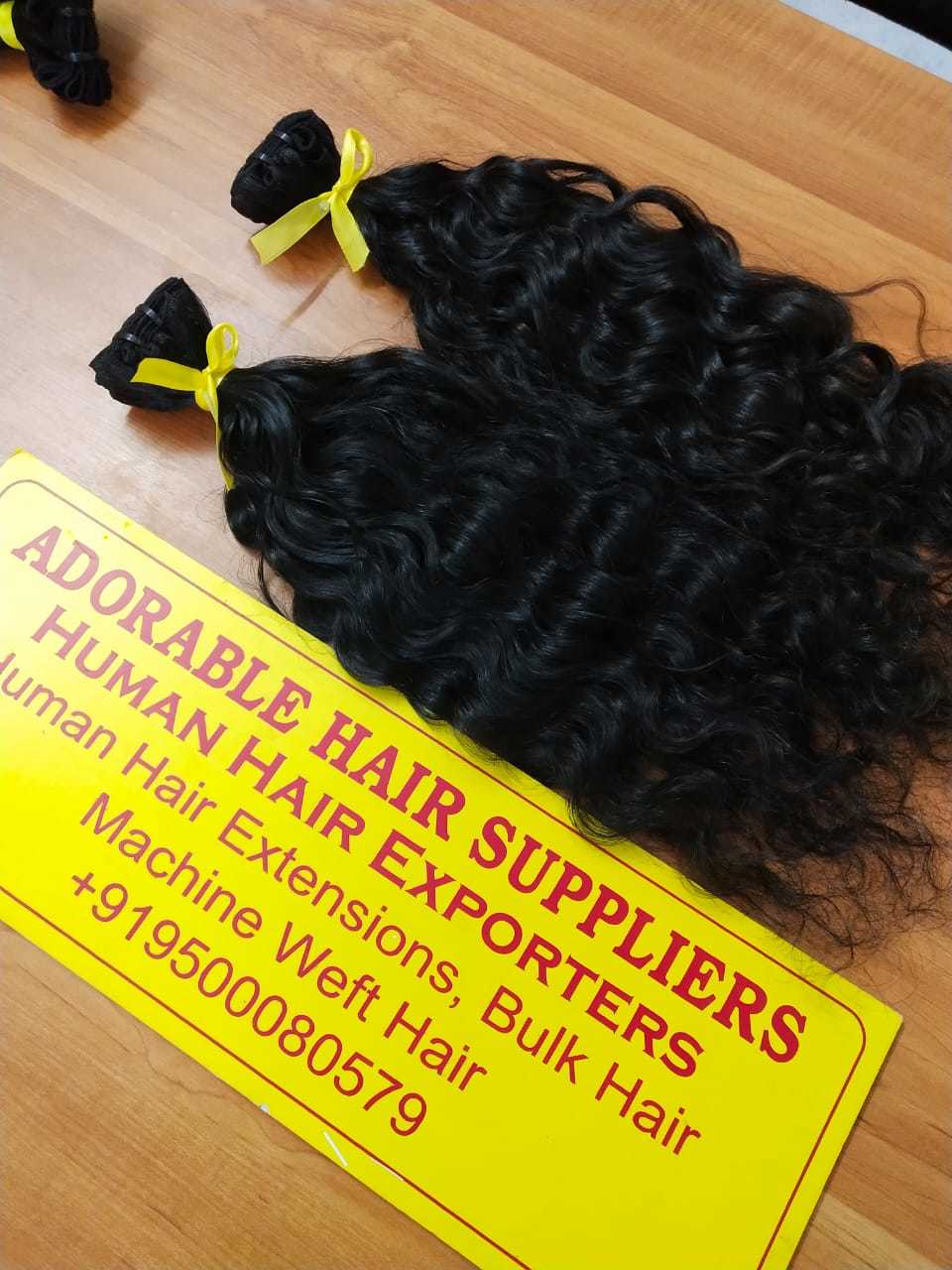 Indian Virgin Curly Hair Weft Application: Profesional
