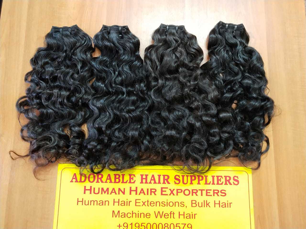 Indian Virgin Curly Hair Weft Application: Profesional