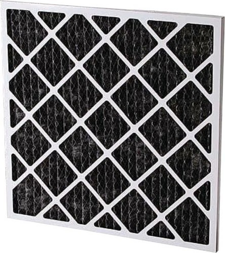 Activated Carbon Filters - Aluminum 610x610x69mm, Black | Dual Purpose Merv 7 Filtration, High Wet Strength Die Cut Frames, Easy Granular Carbon Replacement