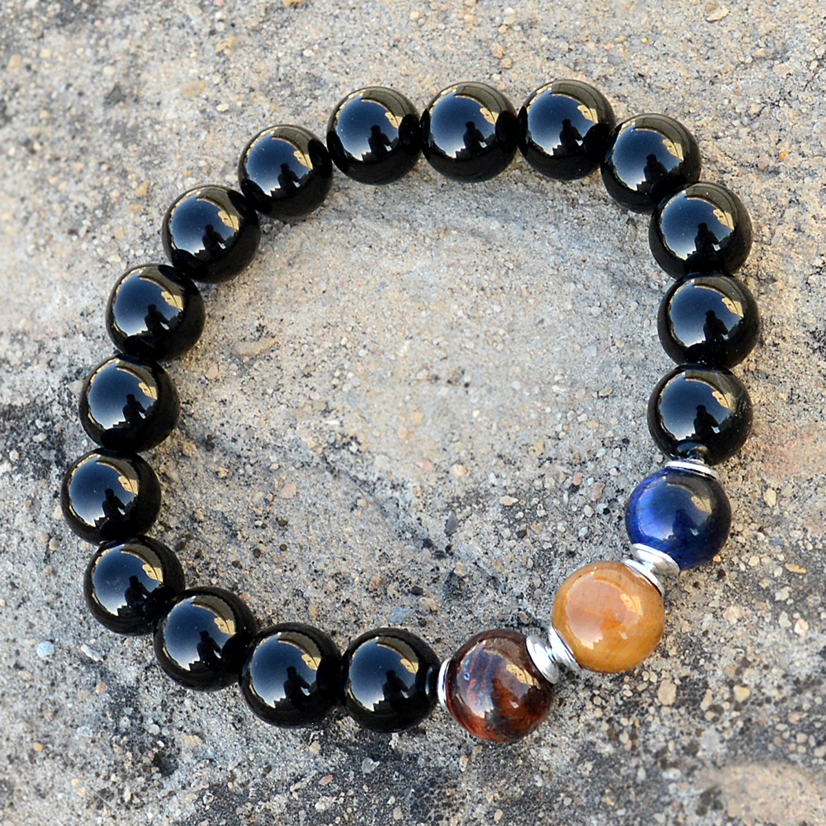 Multi Gemstone Silver Bracelet Pg-156288 Gender: Women